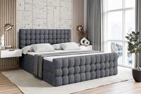 ALTDECOR Boxbett VIONE-Z (mit Matratze Lattenrost Topper Polsterbett mit...