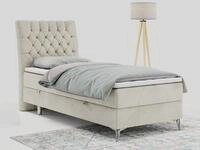 MKS M&Ouml;BEL Boxspringbett MILEN (Set, Packung, H3-Matratze, Topper T25/Visco,