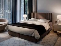 Masseno Boxbett BRES 140x200 cm mit Bonell Matratze und Topper, Doppelbett,