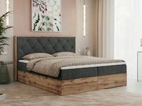 MKS M&Ouml;BEL Boxspringbett VENETO (Polsterbett, zwei Bettk&auml;sten, Topper...