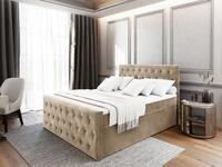 Masseno Boxbett FONDI 140x200 cm mit Bonell Matratze und Topper