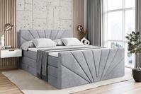 ALTDECOR Boxspringbett MILTIO-Z KING (Multipocket-Matratze H4, H3 Matratze