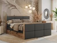 MKS M&Ouml;BEL Boxspringbett ALBERO 2 KING DUO (Packung, Set, Bettk&auml;sten, Topper