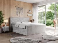 MKS M&Ouml;BEL Boxspringbett KING EIGAR (Packung, Set, Topper T25/Visco, T30-Schaum,