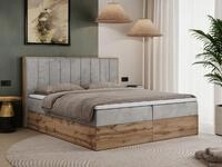 MKS M&Ouml;BEL Boxspringbett BELLISSIMO (Bett mit gen&auml;htem Kopfteil, T30-Schaum,...