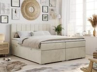 MKS M&Ouml;BEL Boxspringbett ALLY (Set, Packung, T30-Schaum, gepolsterte...