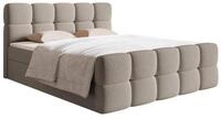 Selsey Boxbett CLOUDY, mit Matratze, Topper, Bettkasten und Boucl&eacute;-Bezug