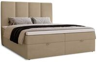 MARPUR Boxspringbett MALMO (Boxspringbett mit Bettkasten und Kopfteil, F&uuml;&szlig;e,