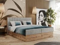 MKS M&Ouml;BEL Boxspringbett ALBERO 4 (Set, Packung, Kopfteil, Topper T25/Visco,
