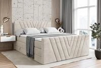 ALTDECOR Boxspringbett ERNINA-Z KING (Multipocket-Matratze H4, H3 Matratze