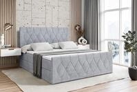 ALTDECOR Boxbett VELANTO (mit Matratze Lattenrost Topper Polsterbett mit...