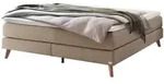HASENA Boxspringbett braun 200 cm x 200 cm