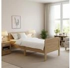 Homestyle4u Funktionsbett 90x200 100x200 120x200 Holzbett Seniorenbett...