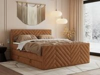 MKS M&Ouml;BEL Boxspringbett PARIS KING DUO (Packung, Set, Zwei Bettk&auml;sten, Topper