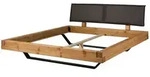 Massivmoebel24 Massivholzbett FICHTELBERG beige 178 cm x 91 cm