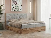 MKS M&Ouml;BEL Boxspringbett VENETO (Polsterbett, zwei Bettk&auml;sten, Topper...