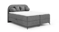 Fun M&ouml;bel Boxbett Schlafzimmerbett GORGIA Stoff Jasmin (inkl. Topper, Inkl. 2 x