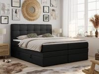 MKS M&Ouml;BEL Boxspringbett LUKA KING (King Doppelbett, Multipocket Matratzen, Topper
