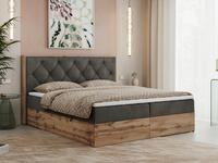 MKS M&Ouml;BEL Boxspringbett VENETO (Polsterbett, zwei Bettk&auml;sten, Topper...