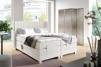 Fun M&ouml;bel Boxspringbett Schlafzimmerbett Elektrisches Bett MAGNUS in Stoff Salvador