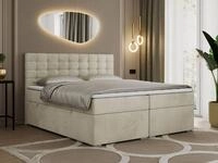 MKS M&Ouml;BEL Boxspringbett SUSAN (Set, Packung, H3-Matratze, 7 H&auml;rtezonen, T30-Schaum,