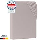 AM Qualit&auml;tsmatratzen Spannbettlaken Baumwolle in taupe, Bettlaken f&uuml;r Matratzen,