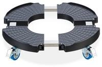 relaxdays Pflanzenroller Ausziehbarer Pflanzenroller
