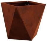 vidaXL Blumentopf Pflanzk&uuml;bel Rostig 30 x 30 x 30 cm Wetterfeststahl (1 St)