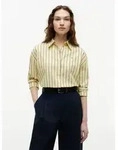 Tommy Hilfiger Hemdbluse SUMMER POPLIN LS BOXY SHIRT Baumwolle, Boxy Fit gelb 34