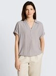 TOM TAILOR Kurzarmbluse Blusen & Shirts Loose Fit Bluse mit Streifenmuster