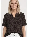 STREET ONE Shirtbluse aus softer Viskose braun 34 EU