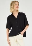 STREET ONE STUDIO Hemdbluse bestehend aus einem Materialmix
