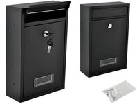 MALATEC Briefkasten Postkasten Briefkasten (Spar-Set, 1-St., wetterfest), inkl....