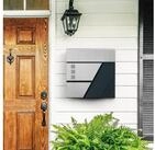 SONGMICS Wandbriefkasten, Wandbriefkasten mit Sichtfenster mit Schloss