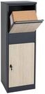 MCW Standbriefkasten MCW-G80-P (1-St), Am Boden fixierbar, Leichte...