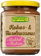 Rapunzel Nussaufstrich Kokos-Haselnuss-Mus mit Datteln und Kakao 250g