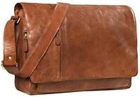 STILORD Laptoptasche "Elias" Echtleder Herren Umh&auml;ngetasche 15,6 Zoll Businesstasche
