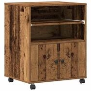 vidaXL Druckertisch Druckerst&auml;nder Altholz 60 x 48 x 74 cm Holzwerkstoff (1-St)
