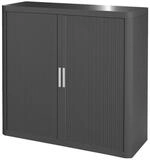EASYOFFICE Rollladenschrank easyOffice Korpus anthrazit, Lamellen farbig, Griff