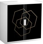 EASYOFFICE Aktenschrank Rollladenschrank easyoffice BxTxH 86x37,5x104cm Goldene