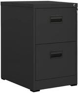 vidaXL Aktenschrank B&uuml;roschrank Anthrazit 46x62x72,5 cm Stahl