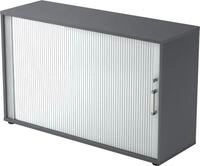HAMMERBACHER Aktenschrank Rolladenschrank 2 OH BxTxH 120x40x74,8cm Griff CE