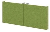 HAMMERBACHER Aktenschrank Filzt&uuml;r FlexWall 80cm 1OH maigr&uuml;n 2 St&uuml;ck