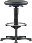 Hocker BIMOS Drehhocker Bodengleiter u.Fu&szlig;ring Integralschaum Integralschau