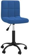 vidaXL B&uuml;rostuhl B&uuml;rostuhl Drehbar Blau Samt (1 St)