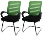 MCW Besucherstuhl MCW-K51 (Set), Inklusive Fu&szlig;bodenschoner, Abgerundete Ecken...