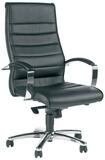 TOPSTAR Drehstuhl Chefsessel TD Luxe 10 - schwarz Leder mit Armlehnen