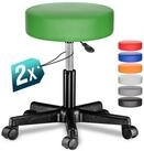 Casaria Drehhocker, H&ouml;henverstellbar 10cm Polsterung 46-60cm Sitzh&ouml;he 360&deg;...