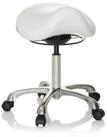hjh OFFICE Drehhocker ORTHO SIT Hocker Kunstleder H&ouml;he 54.0 - 71.0 cm,...