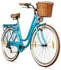 bergsteiger Cityrad Marseille 26 Zoll, 28 Zoll Damenfahrrad, ab 150 cm, Korb aus